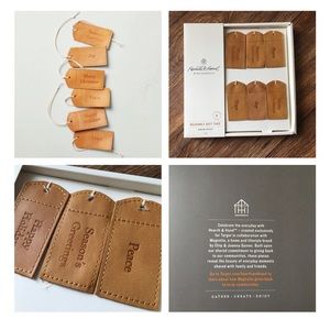 Hearth and hand leather tags